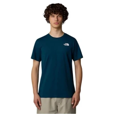 Abbildung von The North Face Vertical TEE Tshirt print, Herren, Größe: Small, Midnight petrol