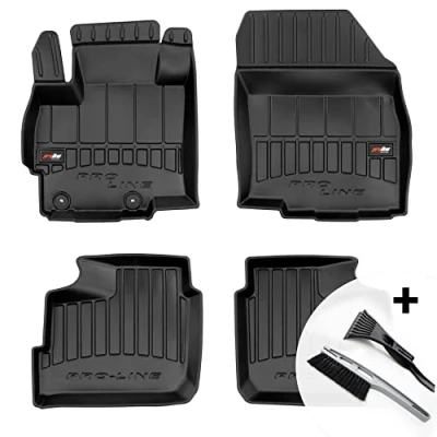 Abbildung von moto MOLTICO 3D Gummimatten Auto Fußmatten Gummi Automatten 4 teilig Set passend für Mitsubishi Space Star ab 2013