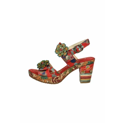 Abbildung von Laura VITA Plateausandalette, Damen, Größe: 38, Rouge Schuhe