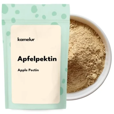 Abbildung von Kamelur Apfelpektin Pulver 200g Pektin für Marmelade Pektinpulver als veganes Geliermittel in biologisch abbaubarer Verpackung