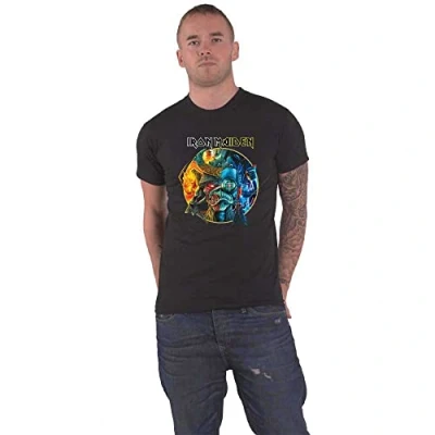 Abbildung von Iron Maiden T Shirt The Future Past Tour 23 Circle Art Nue offiziell Unisex L