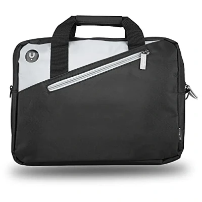 Abbildung von NGS GINGER BLACK14 Aktentasche für Laptops bis zu 14 Zoll, mit Innenfächern und Außentasche, in schwarz anthrazit