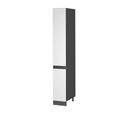 Abbildung von Vicco Hochschrank R Line, Weiß/Anthrazit, 30 cm J Shape