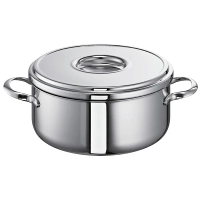 Abbildung von Schulte Ufer Romana i Bratentopf, Edelstahl, Silber, 24 cm / 4 ltr