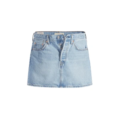 Abbildung von Levi&#039;s ICON Skirt Jeansrock, Damen, Größe: 24, Front and center