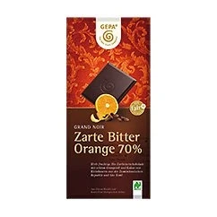 Abbildung von GEPA Grand Noir Bio , Orange 70%, 10er Pack (10 x 100 g)