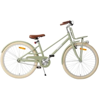 Abbildung von AMIGO Kinderfahrräder Mädchen Urban 24 Zoll 35 cm Rücktrittbremse Grün