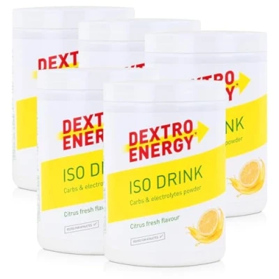 Abbildung von Isotonisches Getränkepulver von Dextro Energy Iso Citrus Fresh 440g (5er Pack)