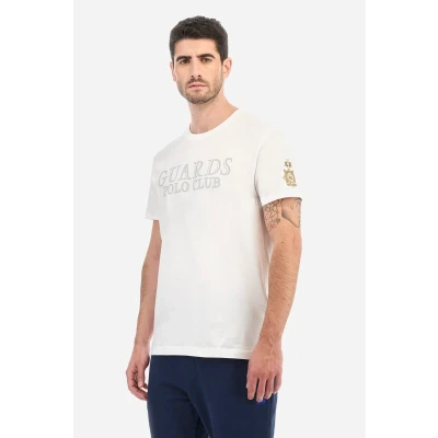 Abbildung von La Martina Tshirt print, Herren, Größe: Small, Optic white marg js