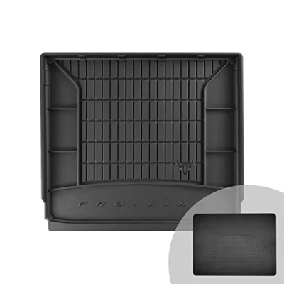 Abbildung von FROGUM ProLine 3D Gummimatte Exklusive Auto Kofferraummatte Kofferraumwanne für Opel Zafira C 2012 2019 Bequemer Organiser Die höchsten Kanten