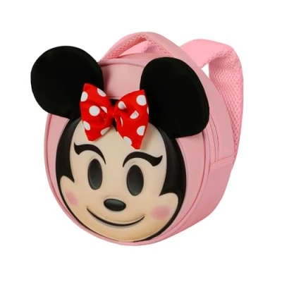 Abbildung von Disney Minnie Maus Send Emoji Rucksack, Rosa, 22 x cm, Kapazität 4 L