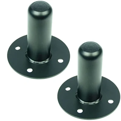 Abbildung von 2 Stück Adam Hall SM 700 Boxenflansch Einbauflansch 36 mm schwarz
