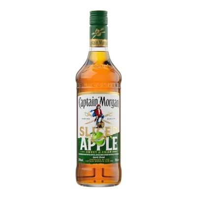 Abbildung von Captain Morgan Sliced Apple Blended Rum Karibischer Geschmack Ideale Grundlage für jegliche Cocktails 25% vol 700ml Einzelflasche