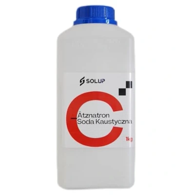 Abbildung von SOLUP Ätznatron 1kg &gt;99% Reinheit NaOH I Sodium Hydroxide Natriumhydroxid für Seifenherstellung Reinigung und Entfettung Caustic Soda Hochreines Natronlauge