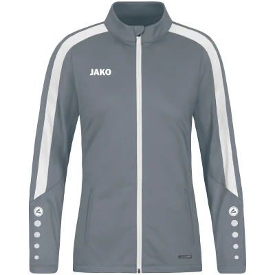 Abbildung von JAKO Damen Polyesterjacke Power, Steingrau, 44