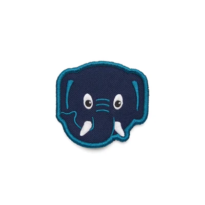 Abbildung von Affenzahn Klett Badge Elefant Blau