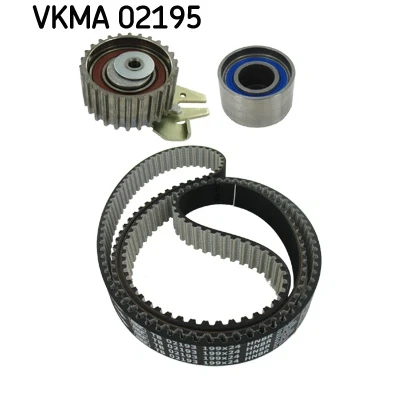 Abbildung von SKF VKMA 02195 Zahnriemensatz 199 mit abgerundetem Zahnprofil ALFA ROMEO: 166, 159 Sportwagon, Limousine, LANCIA: Thesis
