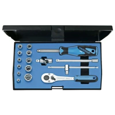 Abbildung von Gedore Steckschlüssel Steckschlüsselsatz 1/4&quot; (6.3 mm) 16teilig 6162220