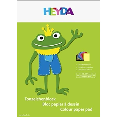Abbildung von Tonpapierblock A4 130g 10Bl