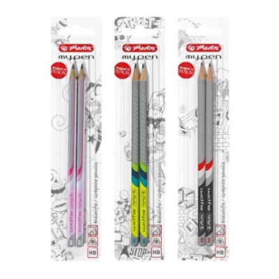 Abbildung von Herlitz 10786952 Bleistift my.pen HB, 2 Stück, sortiert