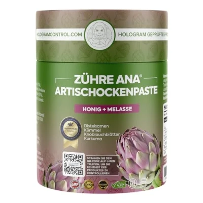 Abbildung von Zühre Ana® ArtischockenpasteReguliert Leber, Niere, Galle, Harnwege und Darm Paste, 240 g