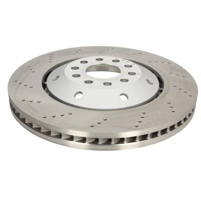 Abbildung von SHW Performance AFL46411 Bremsscheibe Vorderachse links 365 34 gelocht, innenbelüftet, Verbundbremsscheibe beschichtet hochgekohlt AUDI: A6 C5 Avant