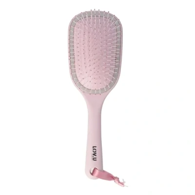 Abbildung von PARSA Beauty LOV.U Entwirrbürste Wet &amp; Dry Rosa MultiFlexible Nylonpins schmerzfreies Bürsten Nasses trockenes Haar Abgerundete Kunststoffstifte außergewöhnliches Kämmgefühl 10 x 5 1,3 cm