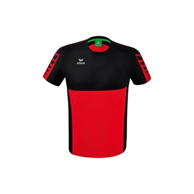 Abbildung von Erima SIX Wings Sport Tshirt, Herren, Größe: XL, Rotschwarz