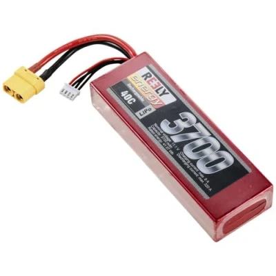 Abbildung von Reely Modellbau Akkupack (LiPo) 11.1 V 3700 mAh Zellen Zahl: 3 40 C Hardcase XT90