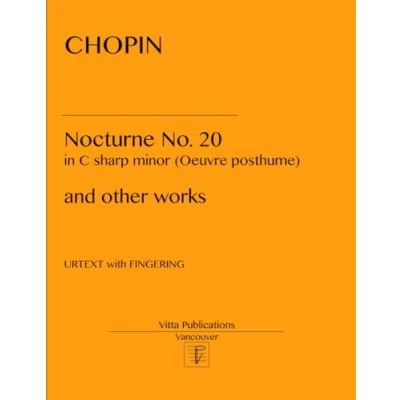 Abbildung von Chopin Nocturne No. 20 in C sharp minor: and other works