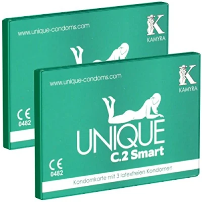 Abbildung von «Unique C.2 Smart» latexfreie PRE ERECTION Kondome (6 Kondome) 6 St