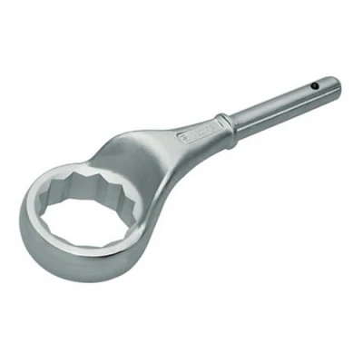 Abbildung von GEDORE 2 A 24 mm Zugringschlüssel gekröpft, Professioneller Schraubenschlüssel, Hohe Stabilität, Werkzeugstahl, Ideal für Handwerker und Heimwerker 24mm