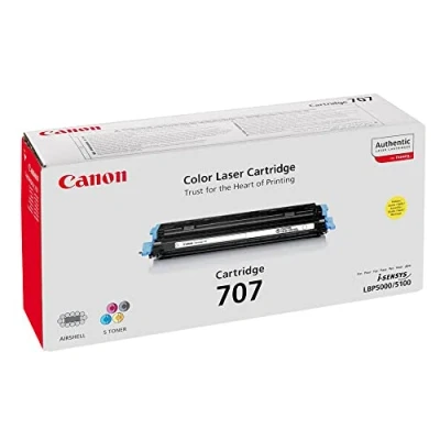 Abbildung von Canon 707 Y Gelb Toner