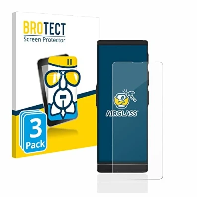 Abbildung von BROTECT Schutzglas für Vasco Translator V4 (3 Stück) Schutzfolie Panzer Folie Glas [Extrem Kratzfest 9H, Anti Fingerprint, Ultra Transparent]