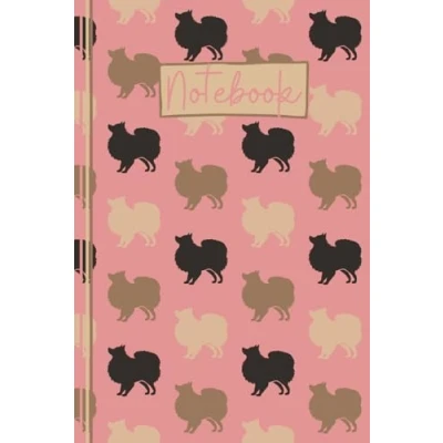 Abbildung von Pomeranian Notebook: Cute Lined Journal, The Perfect Novelty Gift for a Lover or Dog Owner Pink
