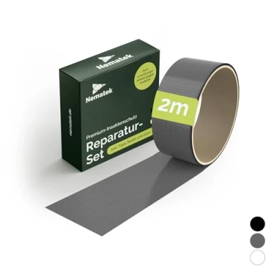 Abbildung von Nematek Insektenschutz Fensterrahmen Reparatur Set für Insektenschutzgewebe 4,5 x 200cm Klebeband