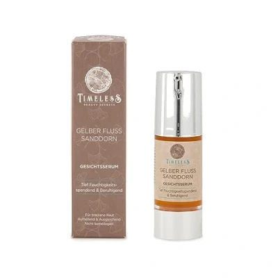 Abbildung von GESICHTSSERUM GELBER FLUSS SANDDORN Feuchtigkeitsspendend, beruhigend, reduziert Pigmentflecken, für einen strahlenden Teint Timeless Beauty Secrets
