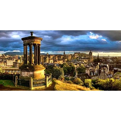 Abbildung von Vollbohrer Schöne Edinburgh Diy 5D Diamond Painting By Number Unique Kits Home Wall Decor