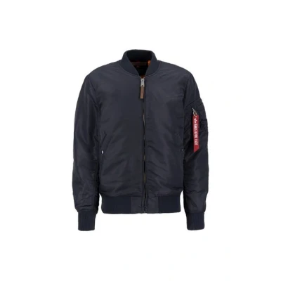 Abbildung von Alpha Industries MA1 VF 59 LONG Bomberjacke, Herren, Größe: Medium, Iron grey
