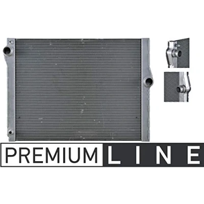 Abbildung von MAHLE ORIGINAL CR 1094 000P Kühler, Motorkühlung 600 494 32 Kühlrippen gelötet BMW: 7