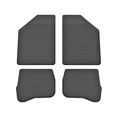 Abbildung von Gummimatten Fußmatten 1.5 cm Rand kompatibel mit Toyota Corolla VIII E11 (1997 2002) ideal angepasst 4 Teile EIN Set