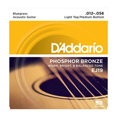 Abbildung von Daddario Saiten, A Git.Saiten EJ19 12 56 Phosphor Bronze Westerngitarrensaiten