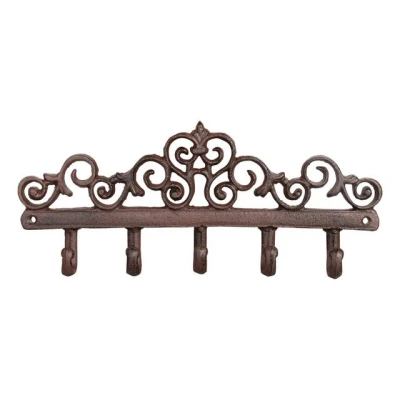 Abbildung von esschert design Garderobenleiste (Set, 1 St), Hakenleiste mit 5 Haken