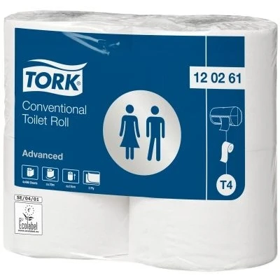 Abbildung von Tork Toilettenpapier Advanced 2 lagig weiß T4 120261