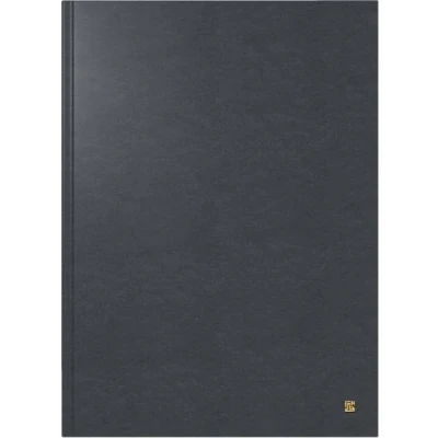 Abbildung von BRUNNEN Buchkalender Modell 787 (2025), 1 Seite = Tag, A4, 416 Seiten, Leder Einband Rind Nappa, schwarz