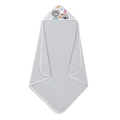 Abbildung von Interbaby 01131 31 Baby Kapuzenbadetuch INDIO grau, grau
