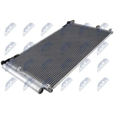 Abbildung von NTY CCS HD 029 Klimakondensator mit Trockner Aluminium 648mm R134a, R1234yf HONDA: Civic VIII Limousine (FD, FA) 1.8 EXS Flex, 2005 2013