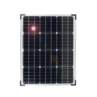 Abbildung von Horizont Solarmodul 50 W mit Laderegler