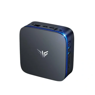 Abbildung von NiPoGi AK1 Plus Mini PC Ιntel Alder Lake Ν95(bis zu 3,4 GHz) 8GB DDR4 256GB SSD, Micro Computer Desktop mit 2,5 Zoll SSD/Gigabit Ethernet/WiFi 5/BT4.2/Zwei HDMI 4K UHD Kleiner für Büro/Schule