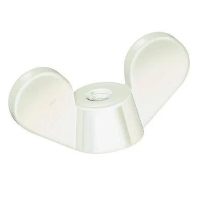 Abbildung von Kunststoff Flügelmutter M4 Nylon natur 10 Stück Typ 1
